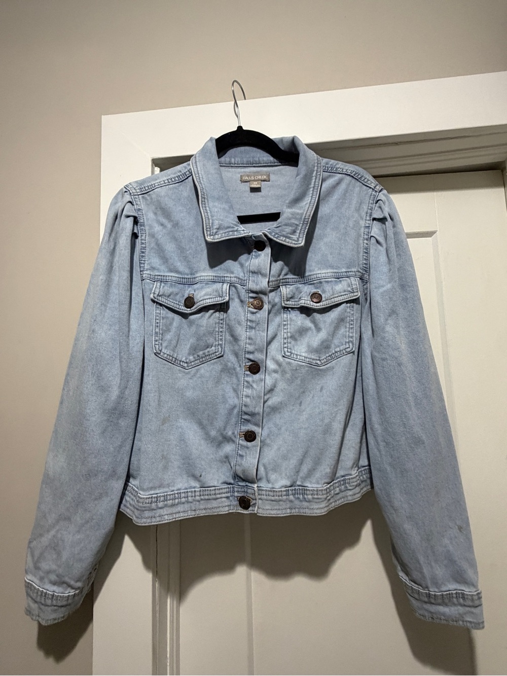Falls Creek Light Blue Denim Jacket - Women's Jean Jacket